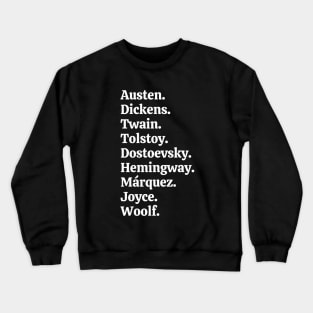 Great Writers of History Crewneck Sweatshirt